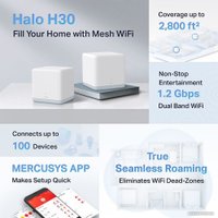 Wi-Fi система Mercusys Halo H30 (2 шт)