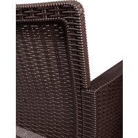 Скамейка ВПМ Ротанг 2-х местный 6199037 (темно-коричневый)