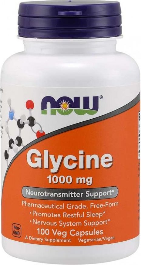 БАД Now Foods Glycine 1000 мг (100 капсул)