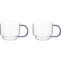 Набор кружек Liberty Jones Orb LJ0000368 (2шт, прозрачный/фиолетовый)