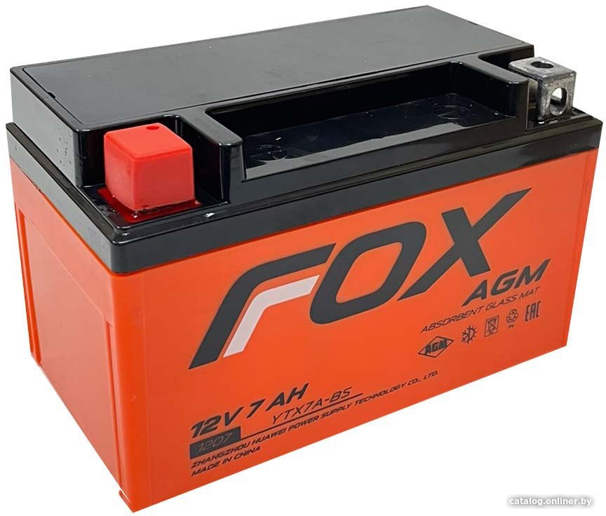Мотоциклетный аккумулятор Fox 1207 YTX7A-BS (7 А·ч)