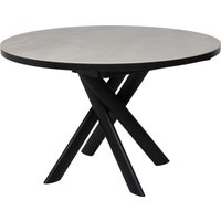 Кухонный стол Мамадома Ronaldo-120 раздвижной 120-160 (onyx premium cer/черный)