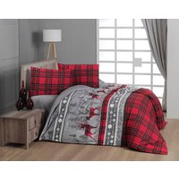 Евро комплект постельного белья DO&CO Happiness 11300 (евро, красный) в Могилеве