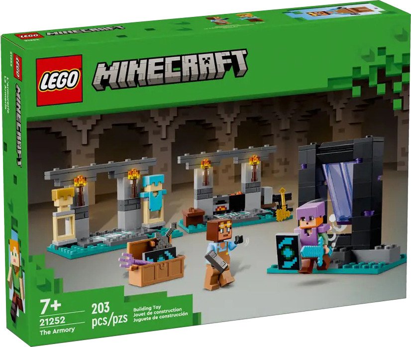 

Конструктор LEGO Minecraft 21252 Оружейная комната