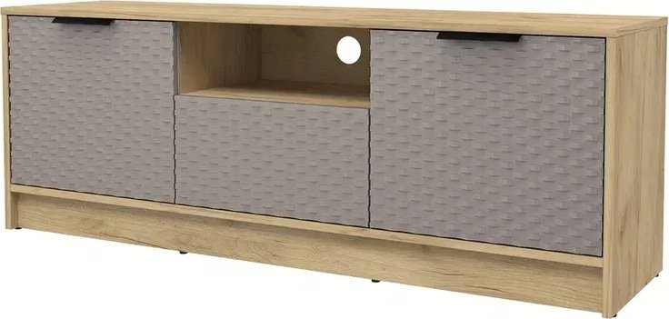 Тумба Интерлиния ТВ Концепт КТ-ТВ3-50 Техно (дуб золотой/луна)