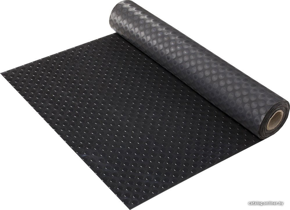 Ковровая дорожка Vortex Пятачки 90x1000 22167 (черный)
