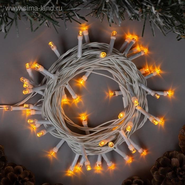 

Новогодняя гирлянда Luazon Нить 50 LED 5м (желтый) 3556776
