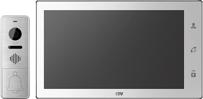 

Комплект видеодомофона CTV DP4106AHD (белый)