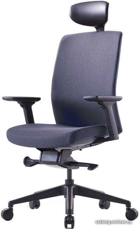Офисное кресло Bestuhl J2G120L (черная крестовина, серый)