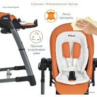 Высокий стульчик Pituso Triola (черная рама/оранжевый)