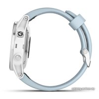 Умные часы Garmin Fenix 5S Plus (белый/голубой)