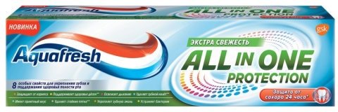 

Зубная паста Aquafresh All-in-One Protection Extra Fresh 100 мл