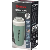 Термокружка Sakura TM-05-500GR 0.5л (шалфей)