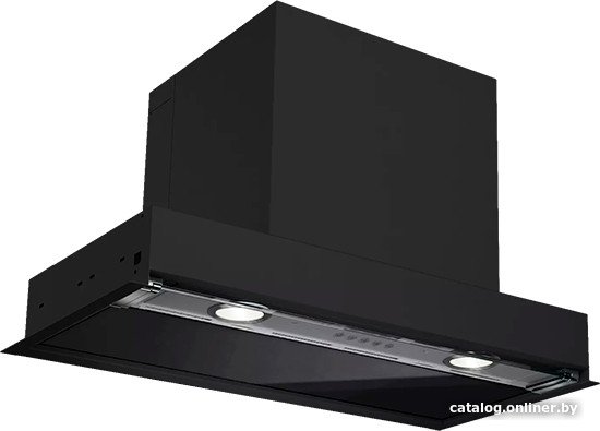 Кухонная вытяжка Elikor Sense Glass 60П-1000 229361 (черный/черное стекло)