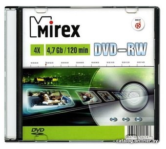 DVD-RW диск Mirex 4.7Gb 4x UL130032A4S (1 шт.)