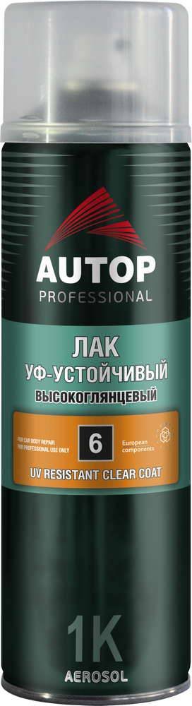 

Автомобильный лак Autop УФ-устойчивый - Высокоглянцевый - Аэрозоль 650 мл №6