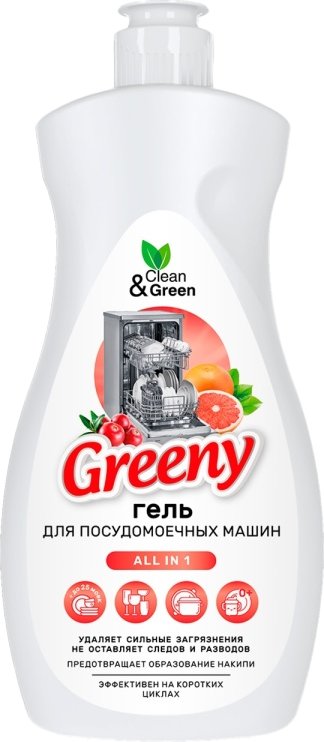 

Гель для посудомоечной машины Clean&Green Greeny CG8321 (500 мл)