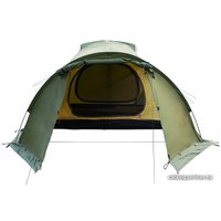 Экспедиционная палатка TRAMP Cave 3 v2 (зеленый)