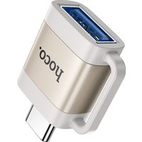 Адаптер Hoco UA31C USB Type-A - USB Type-C (белый)