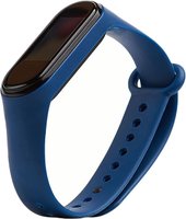 силиконовый для Xiaomi Mi Smart Band 5/6 (темно-синий)