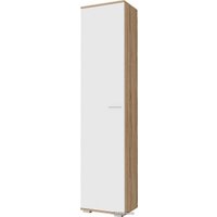 Шкаф-пенал Памир Италия П-500 (дуб сонома/белый глянец)