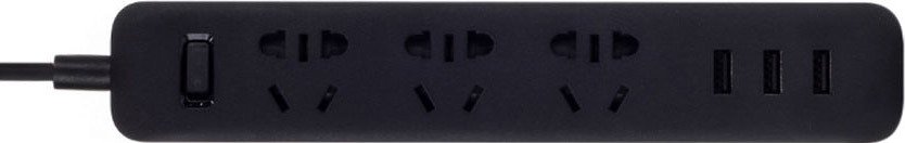 

Удлинитель Xiaomi Mi Power Strip 3 (3 USB, черный, китайская версия)