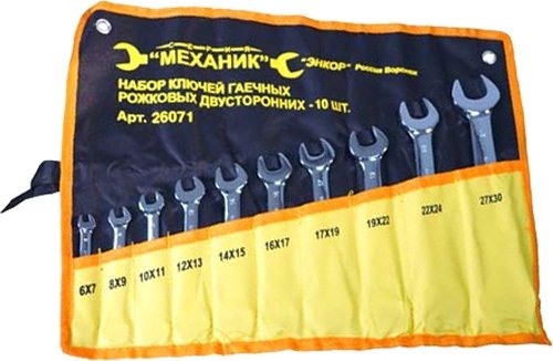 

Набор ключей Энкор 26071 (10 предметов)