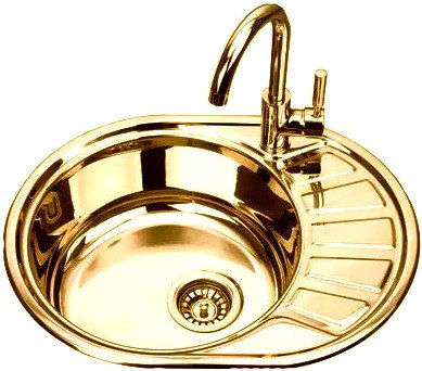 Кухонная мойка Gros FS 5745-8-R Gold