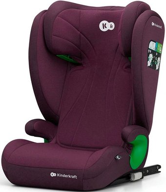 Детское автокресло KinderKraft Junior Fix I-size (бордовый)