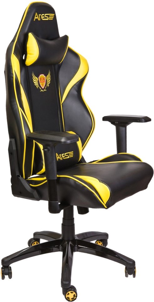 

Игровое (геймерское) кресло AksHome Раптор (черный/желтый)
