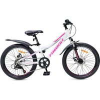 Детский велосипед Favorit Matrix-22MDS 2025 (11, белый/розовый)