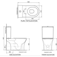 Унитаз напольный Roxen Urban Tornado Bidet 600190-01X