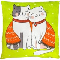 Декоративная подушка Мальвина Сладкая парочка Коты 30.129.1