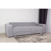 Диван DiArt Бруклин НПБ (велюр Sensey silver/прав/крафт) в Бресте