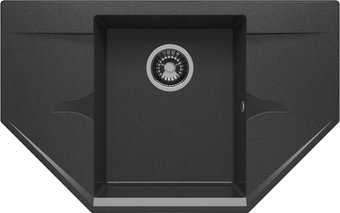 Кухонная мойка Polygran Riff-800 (черный 16)