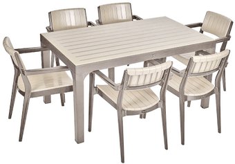Обеденная группа Holiday Atlanta (серый)