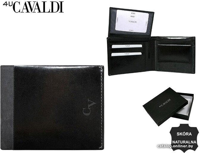 Портмоне Cedar 4U Cavaldi N7-IVT (черный)