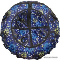 Тюбинг Emi Filini Design Lux 110 см (синие кляксы)