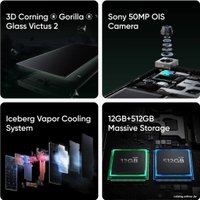 Телефон Realme GT 6T 12GB/256GB (зеленый)