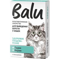 Лакомство для кошек Balu Здоровое пищеварение для выведения шерсти кошек 50 г (100 таблеток)