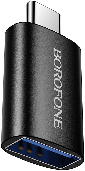 Адаптер Hoco BV26C USB Type-C - USB Type-A (черный)