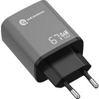 Сетевое зарядное Atomic Voyage G671 GAN 67W USB Type-C (темно-серый)