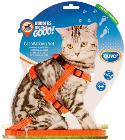 

Шлея с поводком Duvo Plus 11205 (orange)