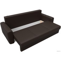 Диван Лига диванов Лига-031 121276 (экокожа коричневый)