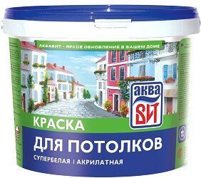 

Краска Вит Аква ВАК-5 для потолков 13 кг (супербелый)