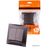 Выключатель TDM Electric Лама SQ1815-0505 (шоколад)