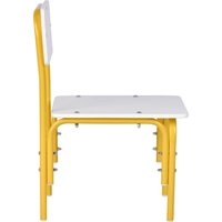 Детский стул Фея Мой малыш 0002744.29 (белый/желтый)