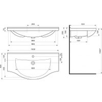Умывальник Santek Эльбрус-100 100.5x52 [1.WH11.0.255]