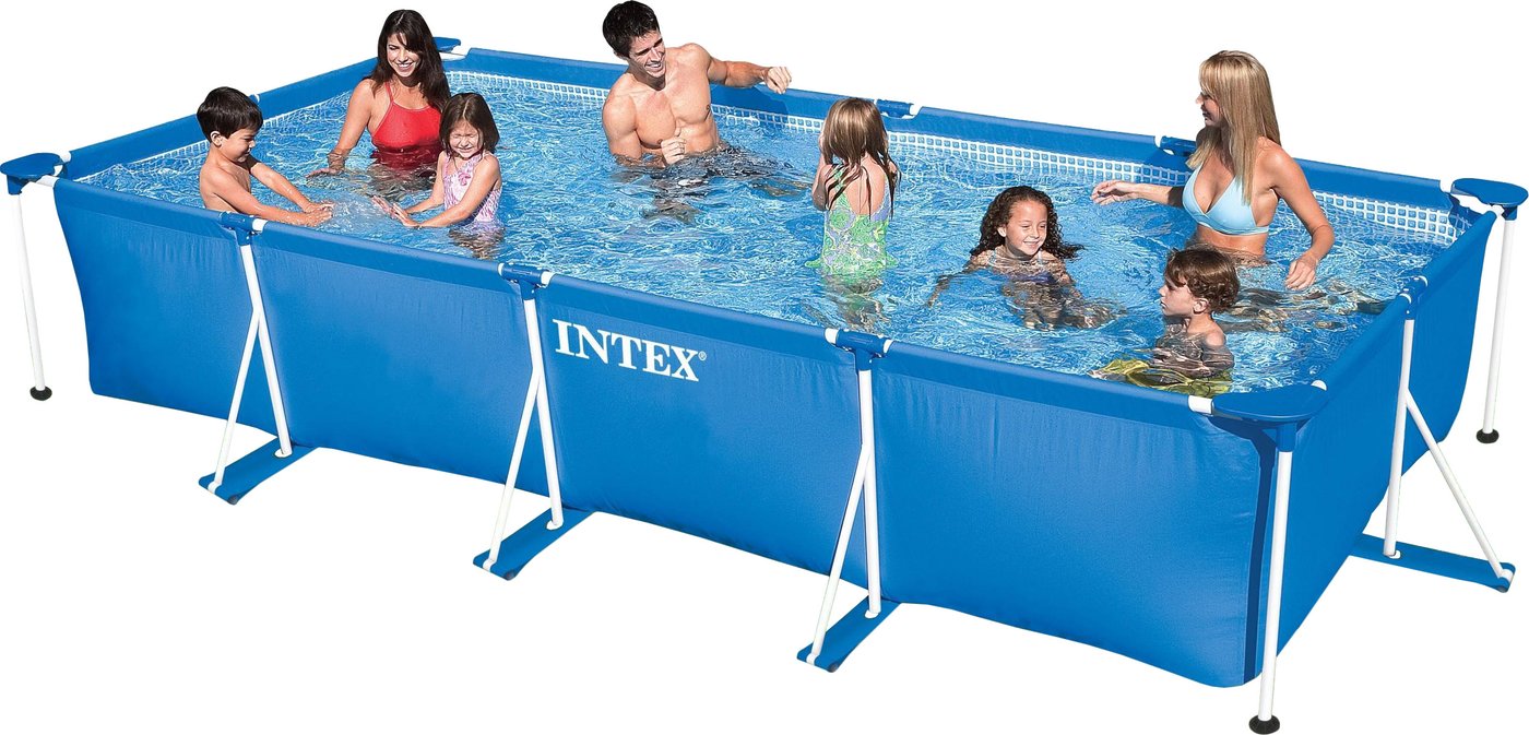 

Каркасный бассейн Intex Rectangular Frame 450x220x84 (58982/28273)