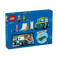 Конструктор LEGO City 60403 Скорая помощь и сноубордист